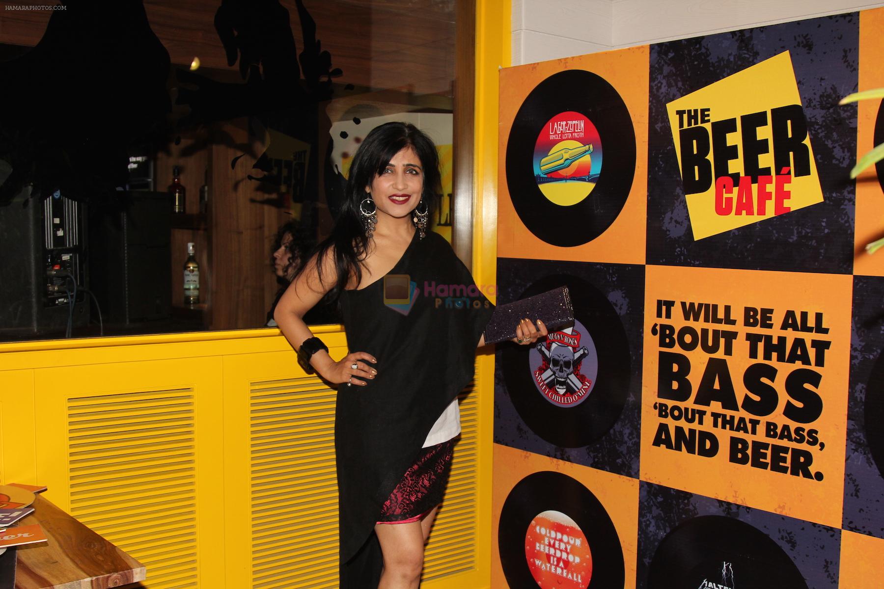 Shibani Kashyup at Beer Cafe launch on 18th March 2016