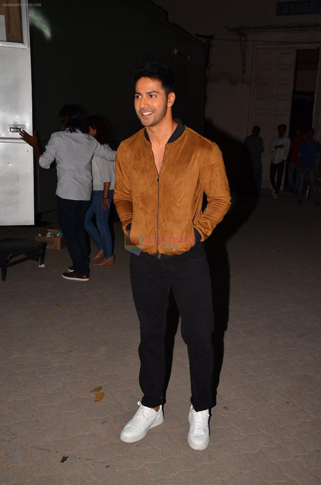 Varun Dhawan snapped at a photo shoot on 21st March 2016