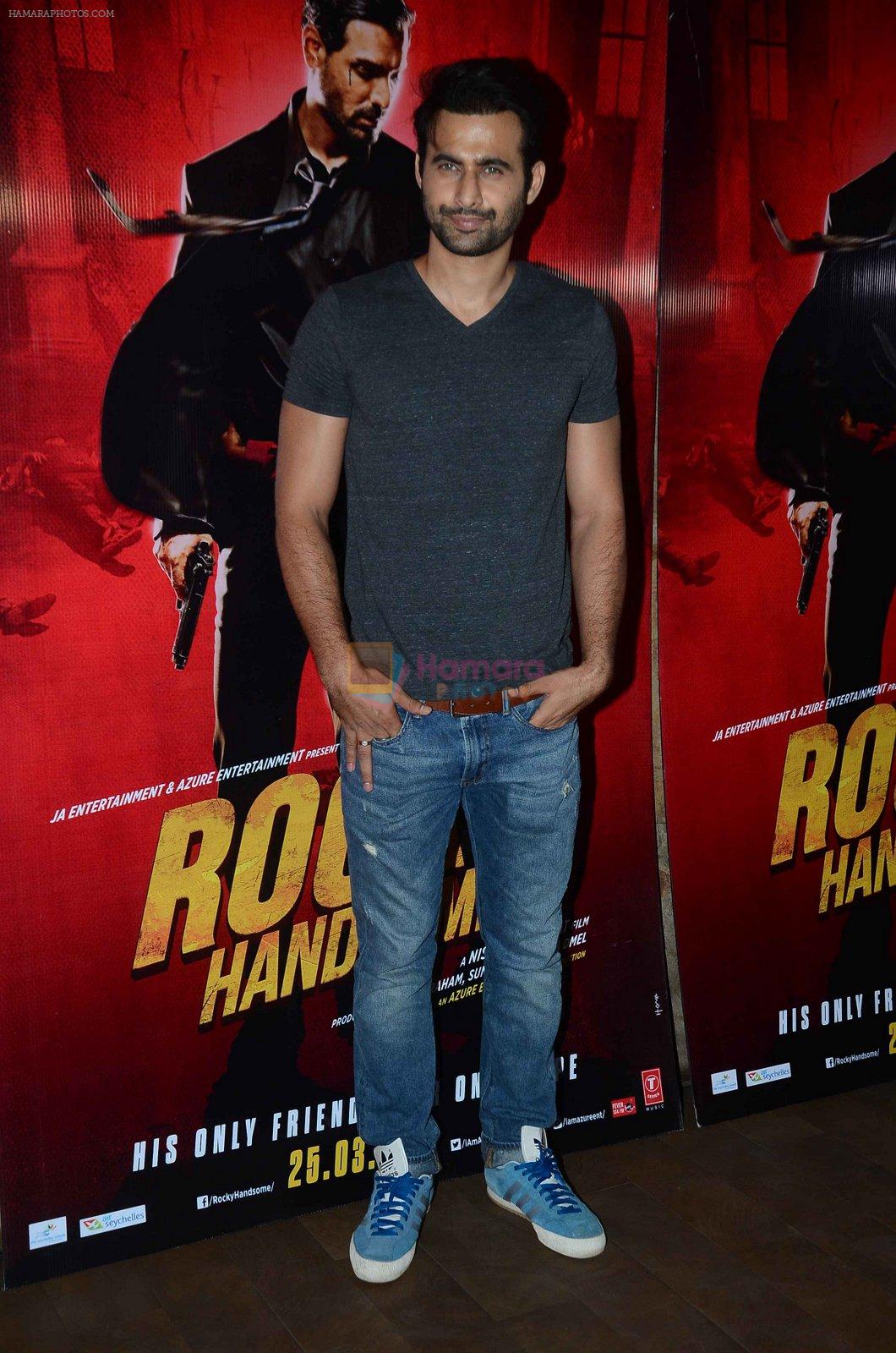 at Rocky Handsome screening in Mumbai on 23rd March 2016