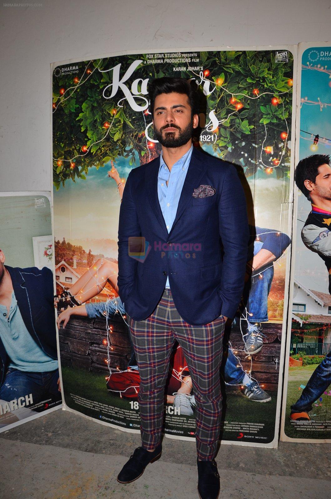 Fawad Khan at Kapoor and Sons Success Meet on 25th March 2016