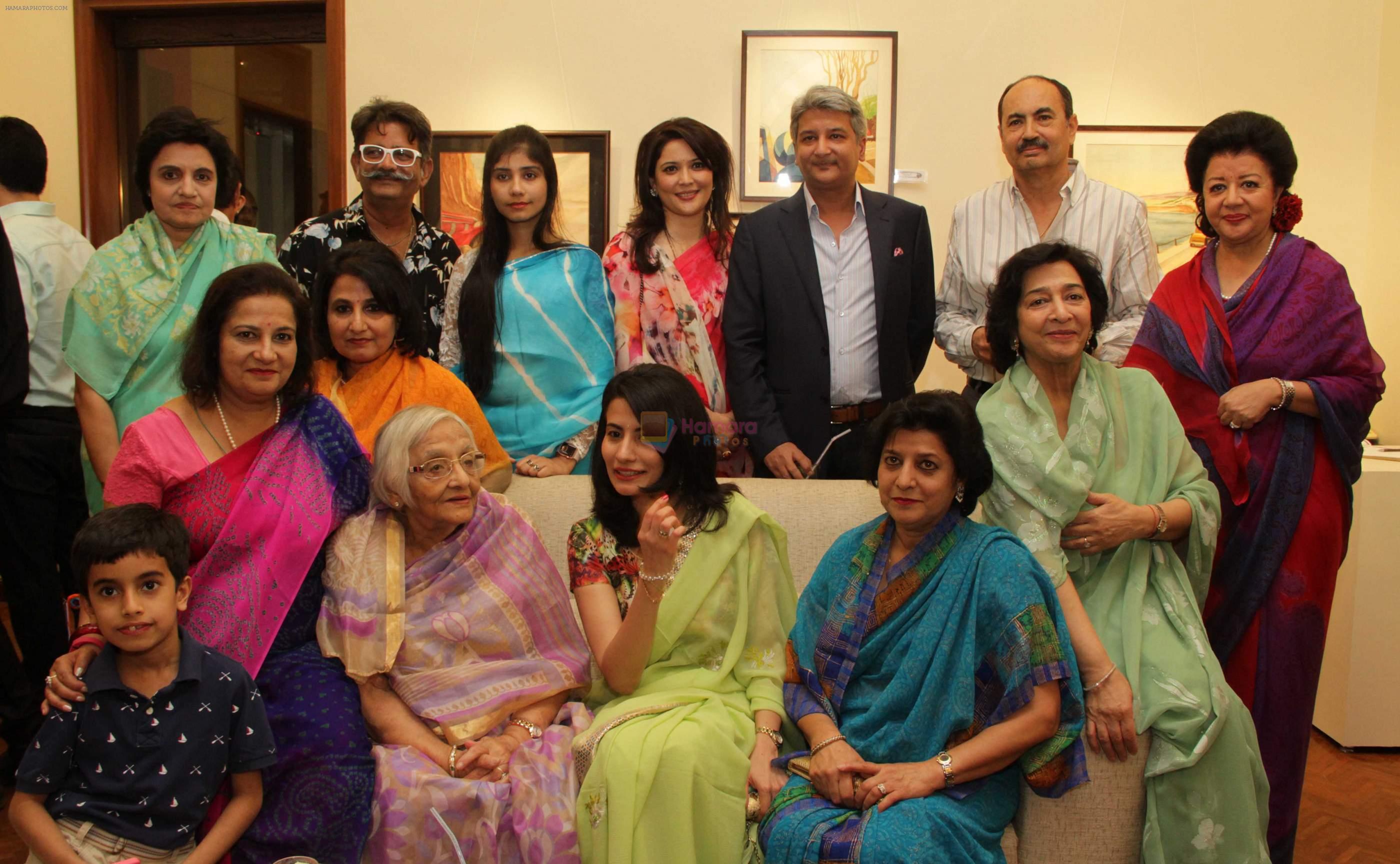 Royal families of Barwani,baroda & Dilwara at Royals Art Exhibition on 30th March 2016