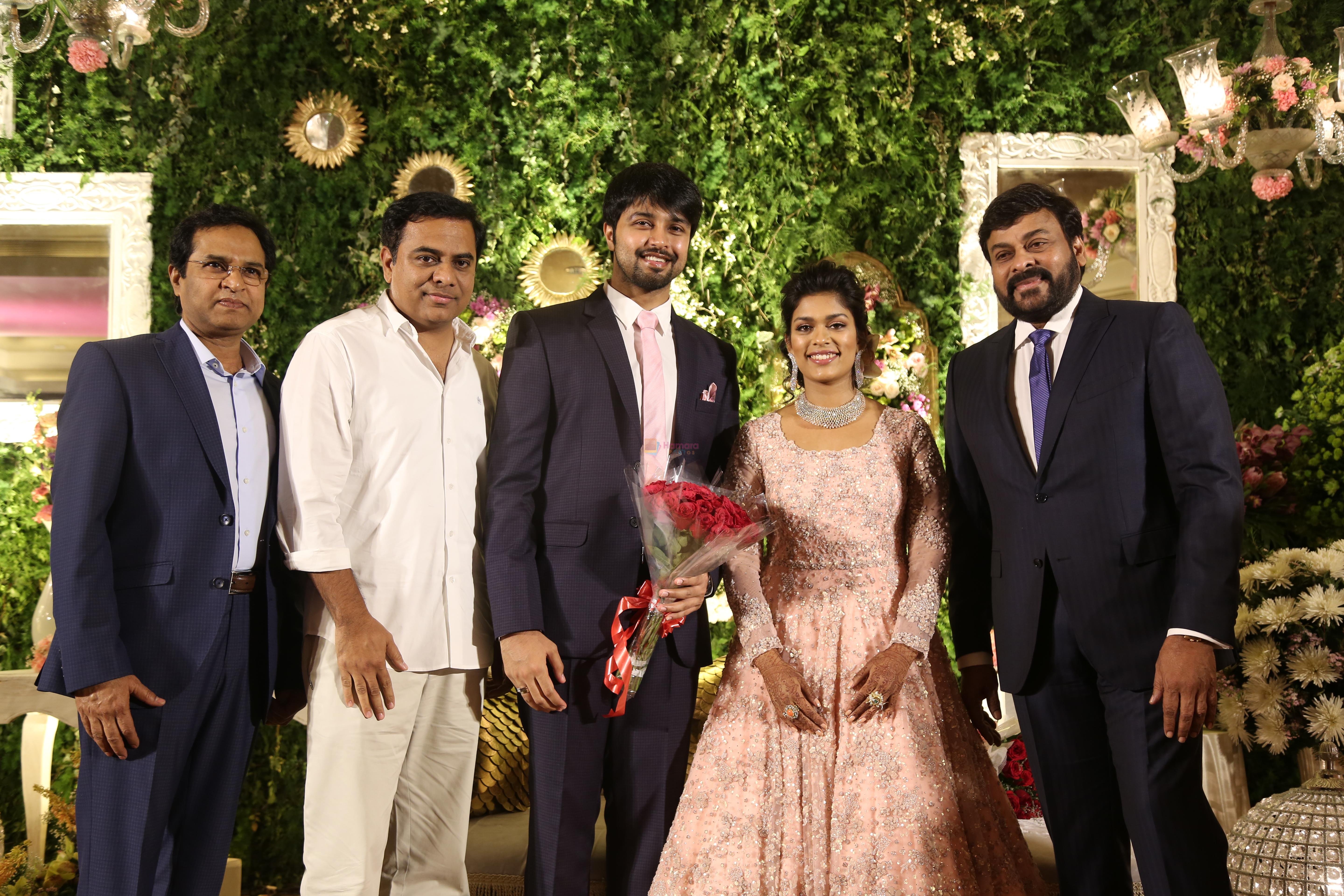 Chiranjeevi's daughter Sreeja's wedding reception on 31st March 2016