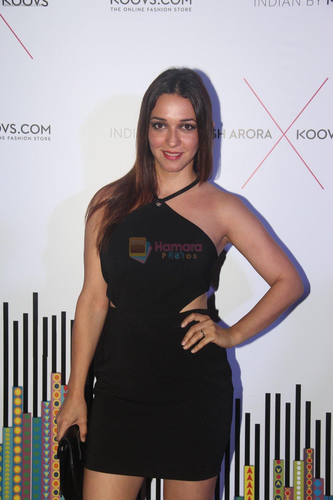 Nauheed Cyrusi at Indian by Manish Arora for Koovs.com on 1st April 2016