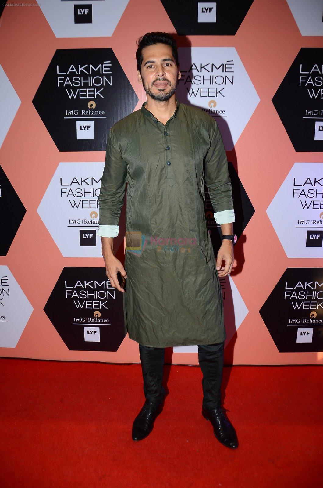 Dino Morea on Day 4 at Lakme Fashion Week 2016 on 2nd April 2016