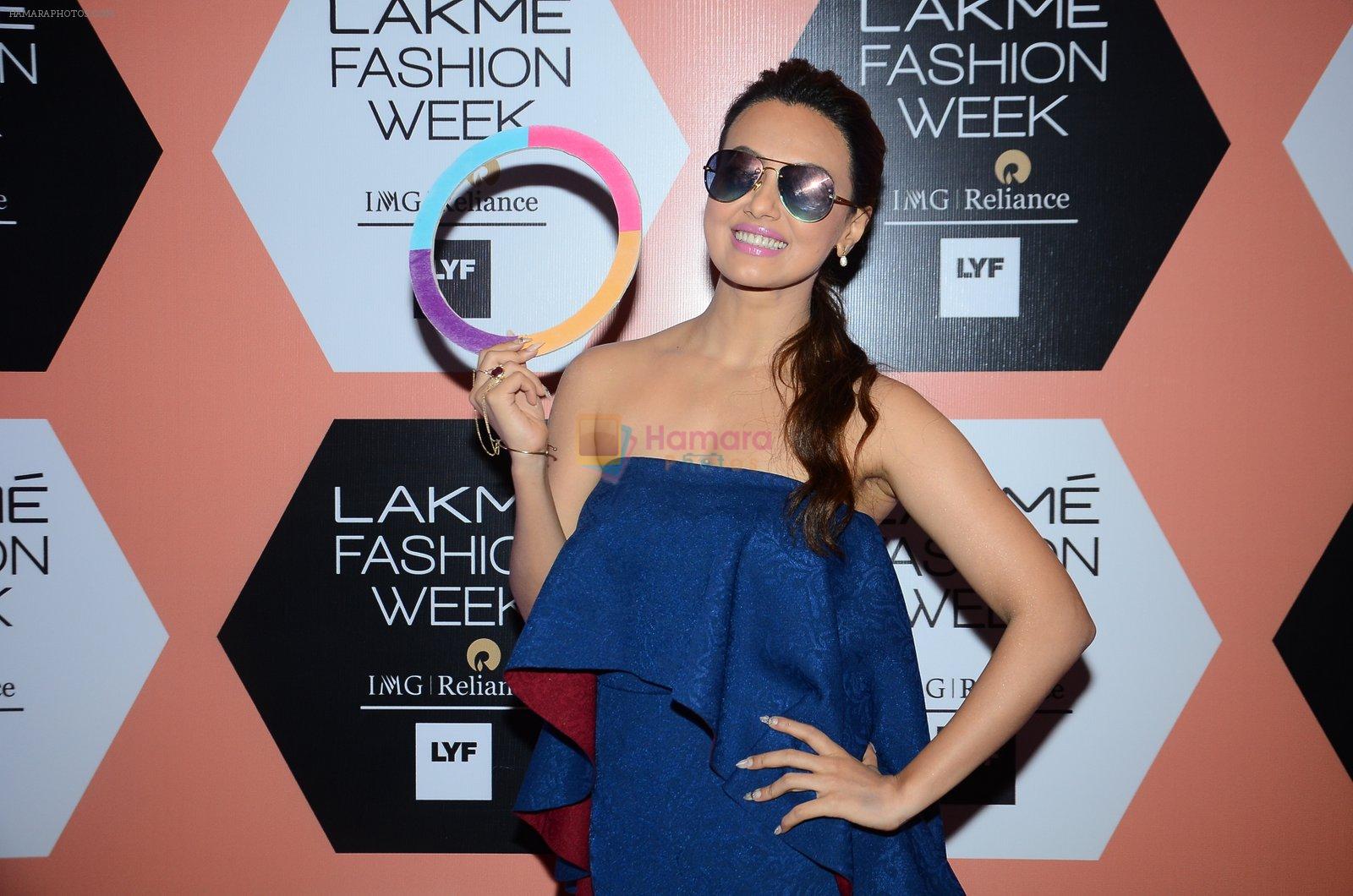 Sana Khan on Day 4 at Lakme Fashion Week 2016 on 2nd April 2016