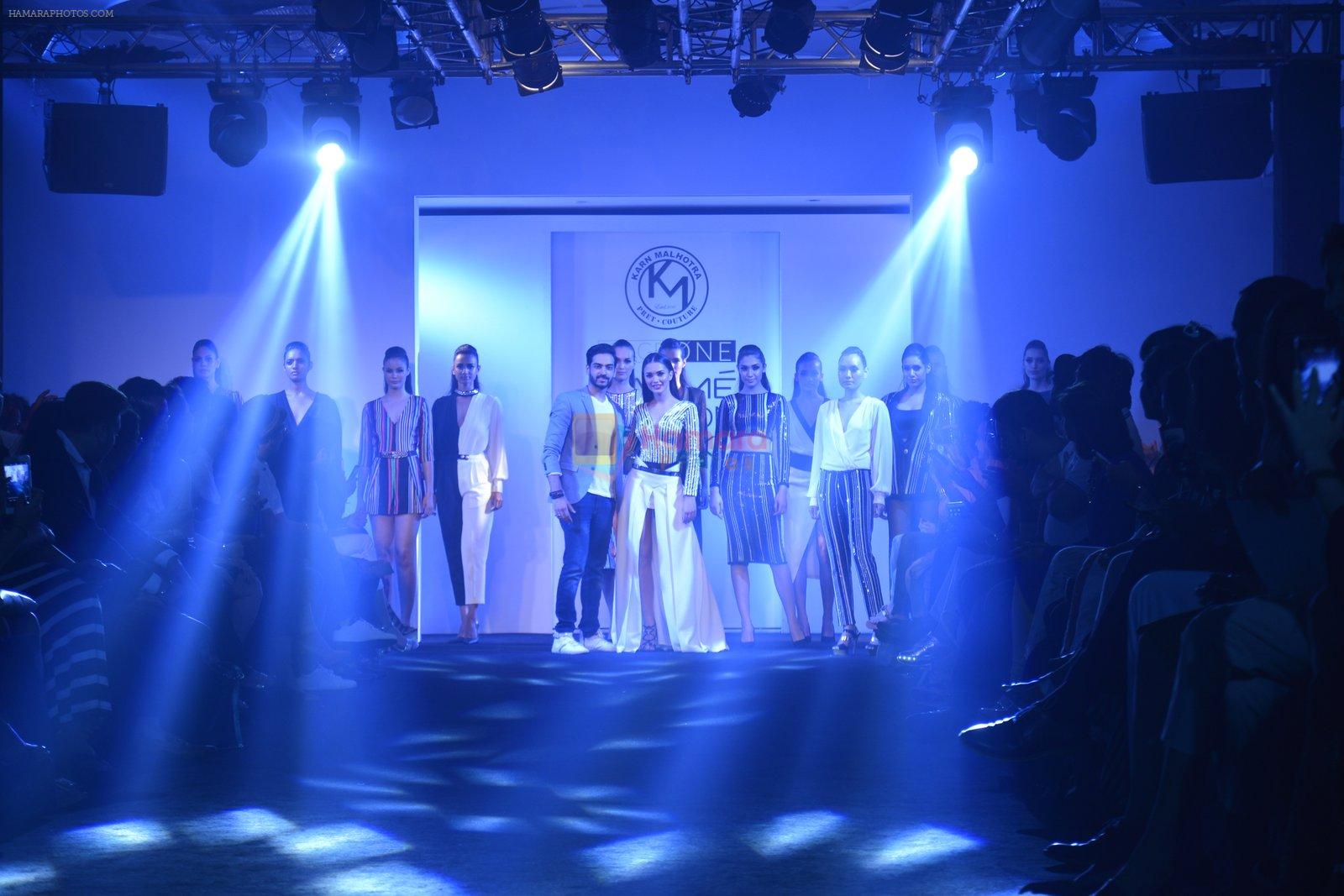 Model at the Karan Malhotra Show at Lakme Fashion Week on 3rd April 2016