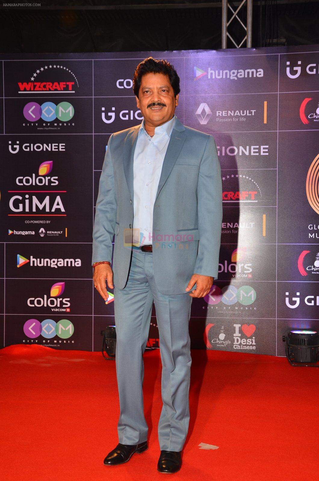 Udit Narayan at GIMA Awards 2016 on 6th April 2016
