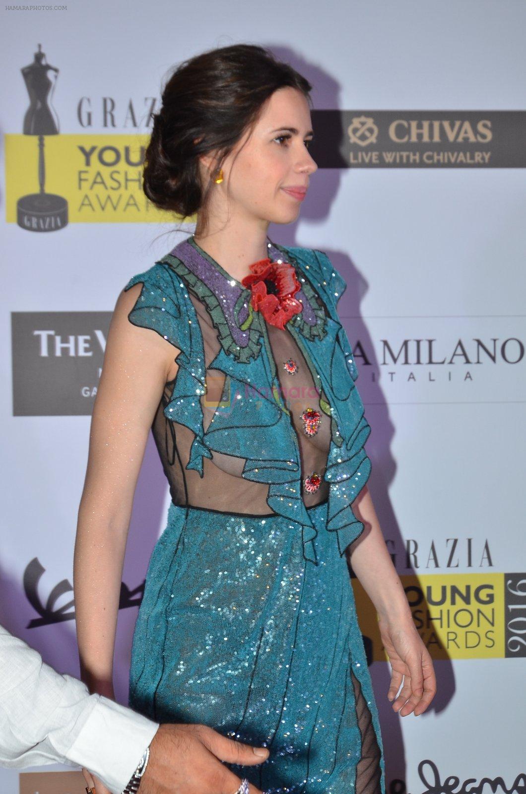 Kalki Koechlin at Grazia Young Fashion Awards 2016 Red Carpet on 7th April 2016
