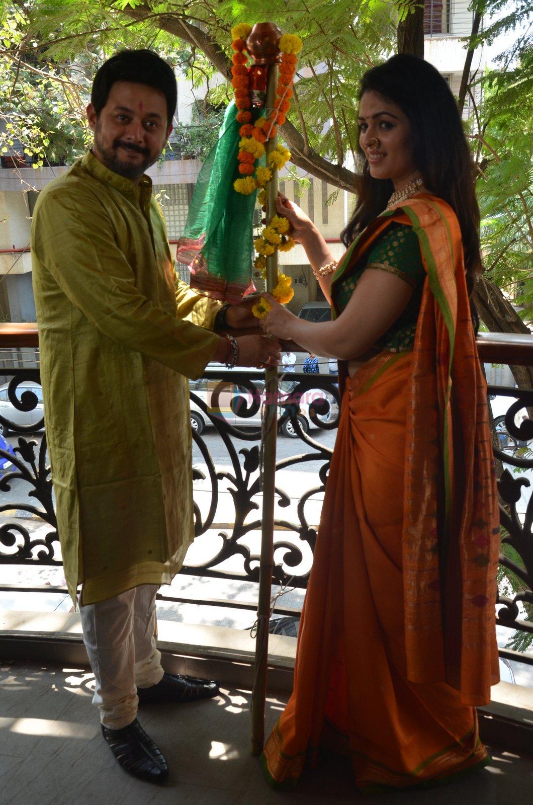 Anjana Sukhani, Swapnil Joshi at Gudi Padwa photo shoot on 7th April 2016