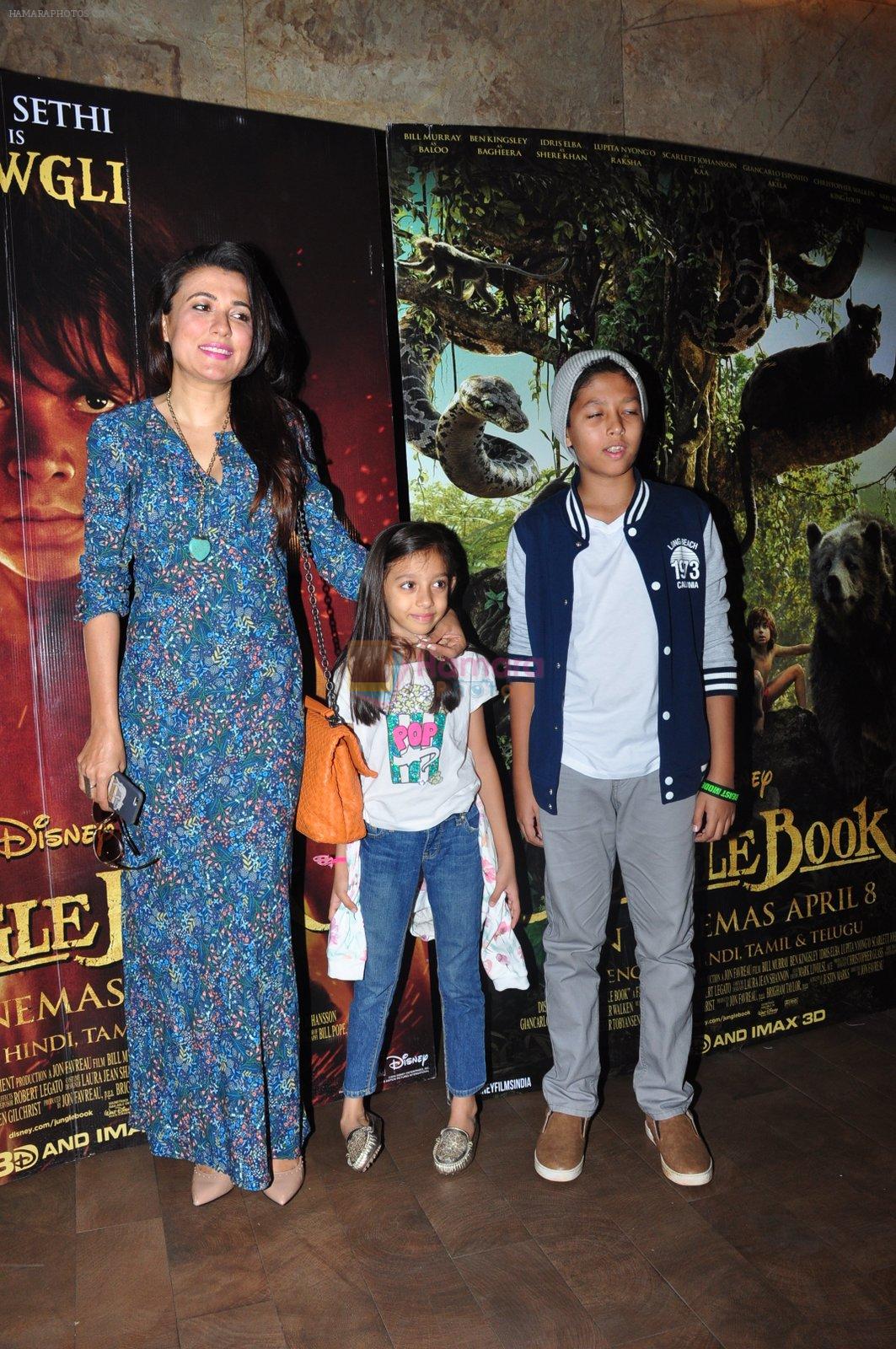 Mini Mathur at Jungle Book screening on 7th April 2016
