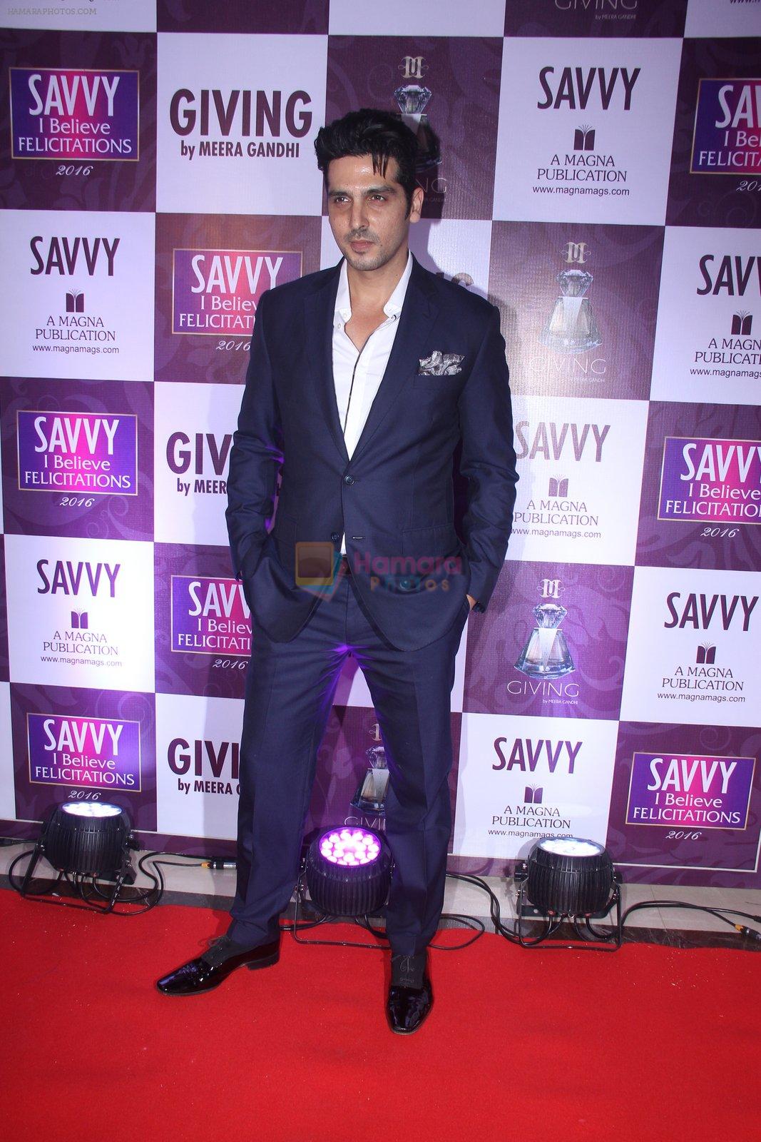 Zayed Khan at Savvy Magazine covers celebrations in Mumbai on 9th April 2016