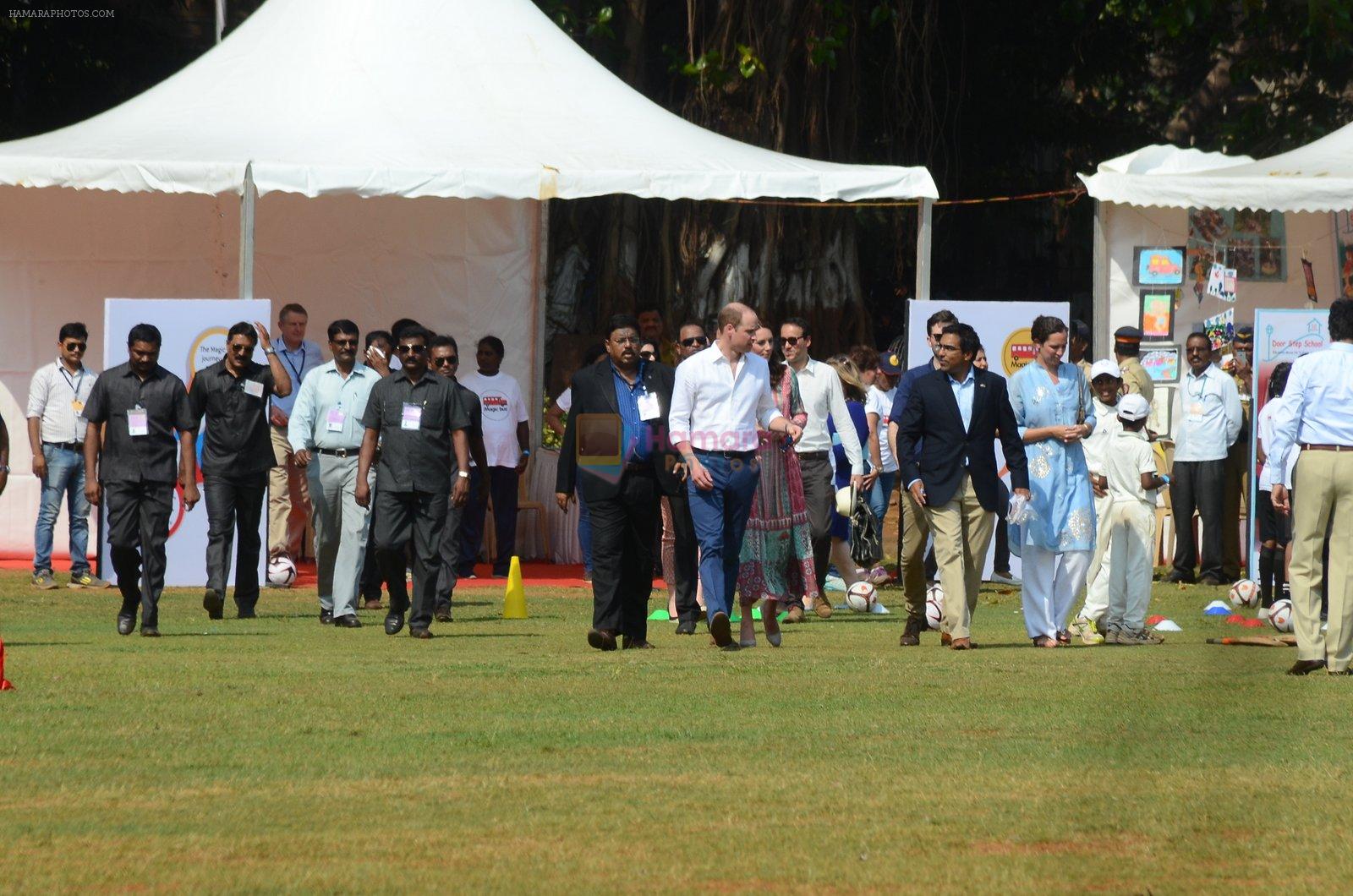 Prince William & Kate Middleton in Mumbai on 10th April 2016