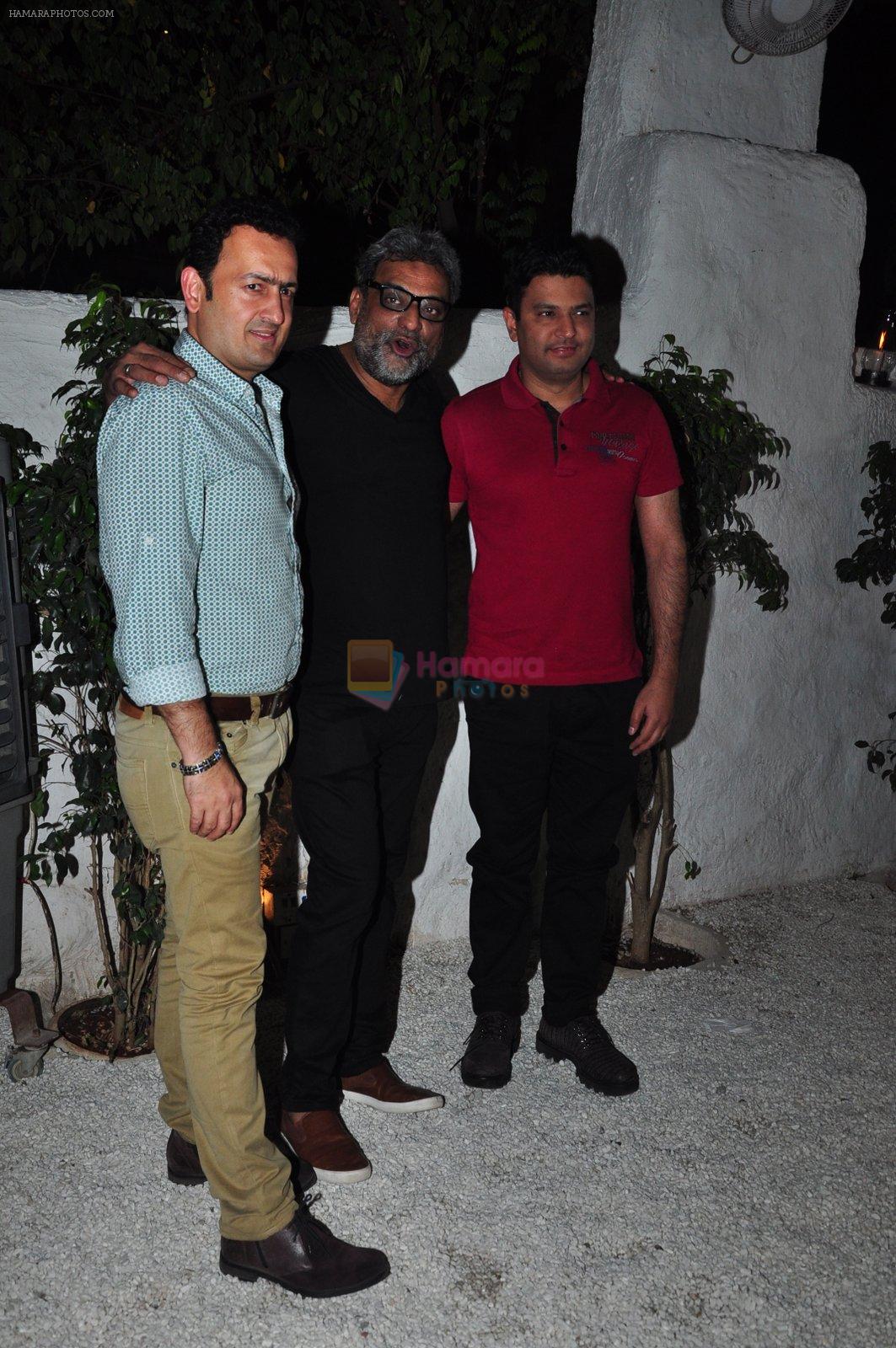 R. Balki, Bhushan Kumar at the Success bash of the film Ki & Ka in Olive on 11th April 2016