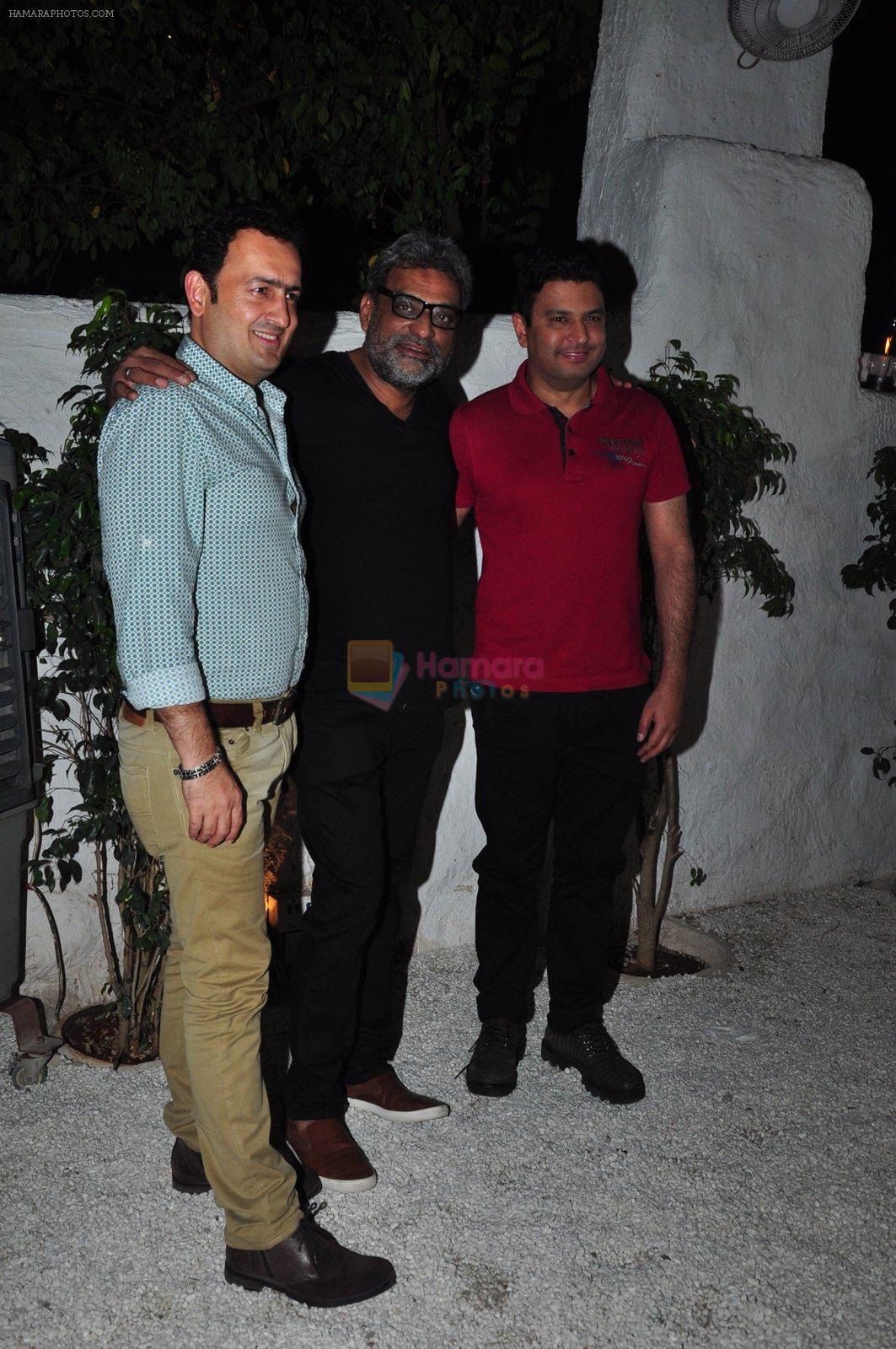 R. Balki, Bhushan Kumar at the Success bash of the film Ki & Ka in Olive on 11th April 2016