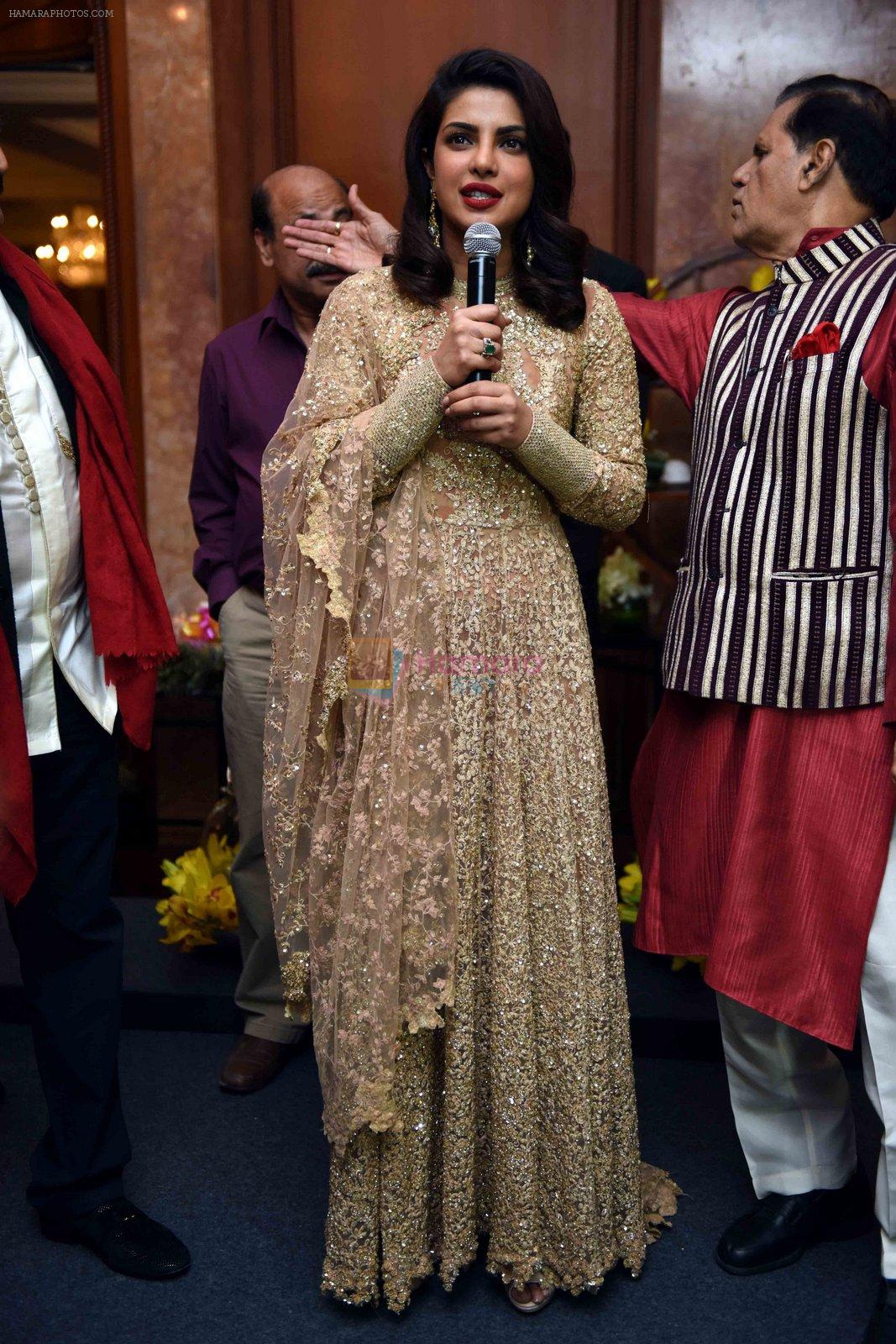 Priyanka Chopra's party in Delhi on 12th April 2016