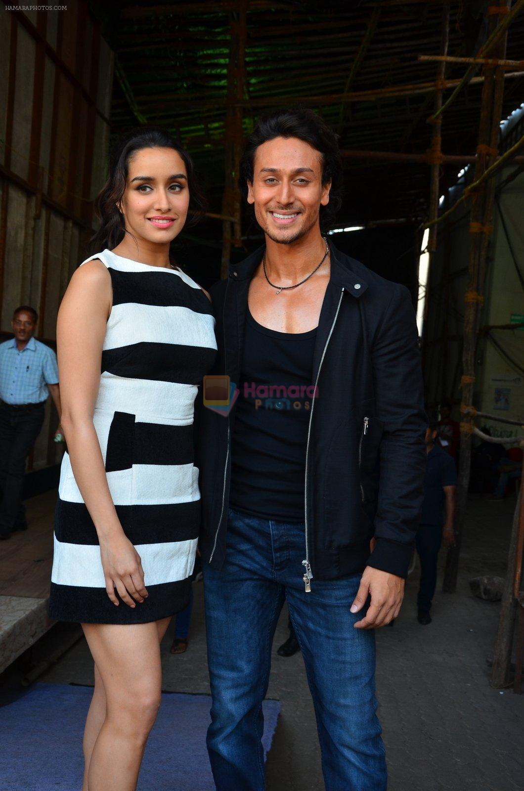 Tiger Shroff and Shraddha Kapoor snapped on 15th April 2016