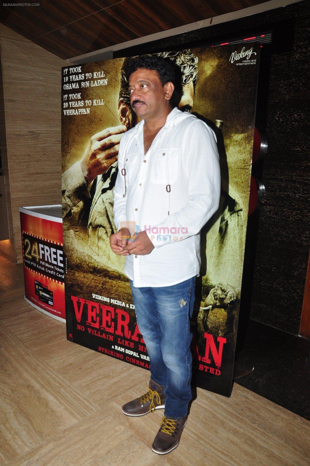 Ram Gopal Varma at Veerappan press meet on 18th April 2016