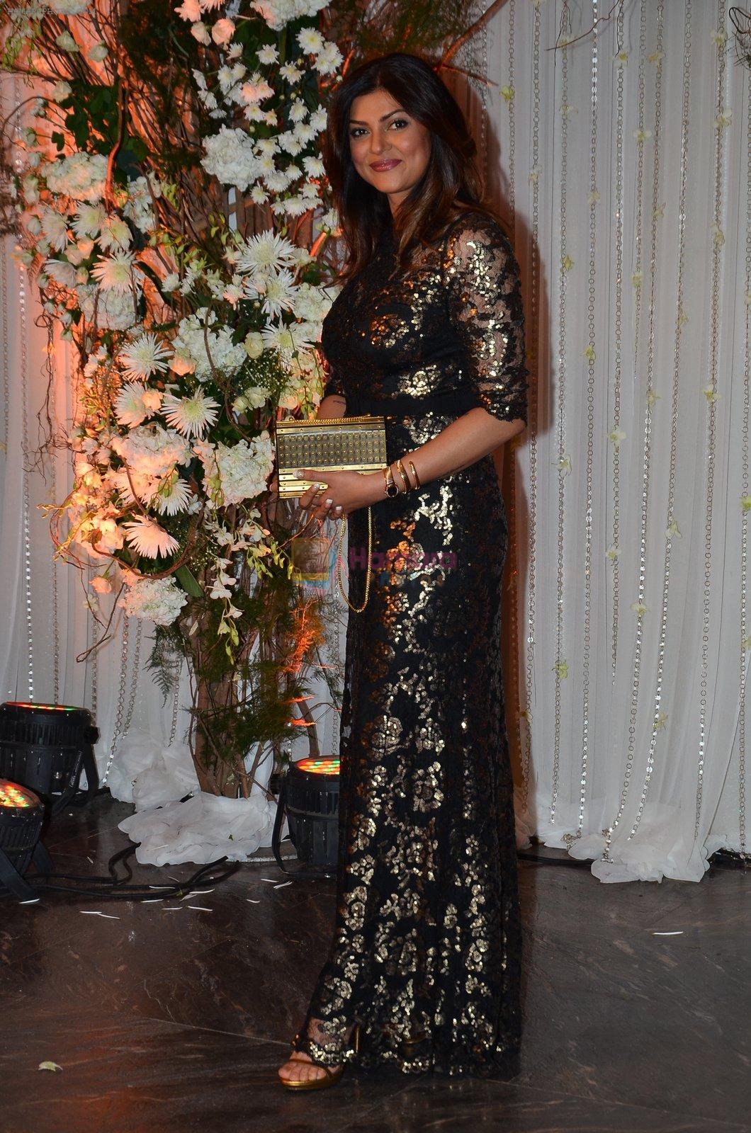 Sushmita Sen at Bipasha Basu and Karan Singh Grover's Wedding Reception on 30th April 2016