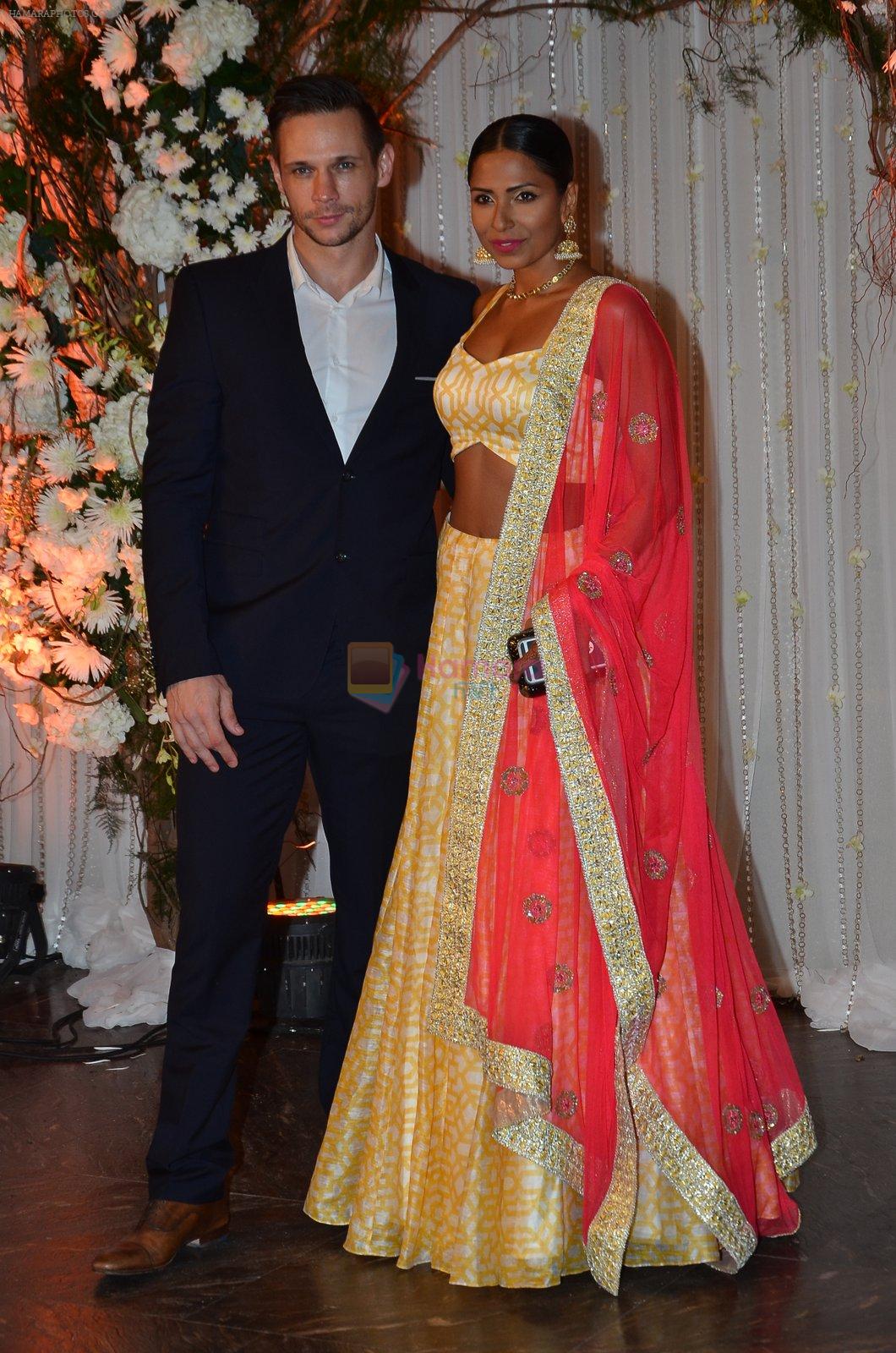Candice Pinto at Bipasha Basu and Karan Singh Grover's Wedding Reception on 30th April 2016