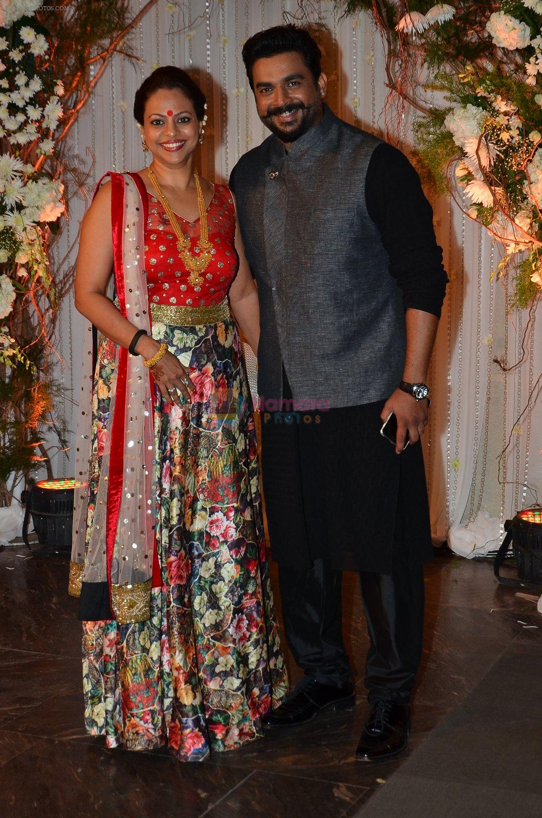 Madhavan at Bipasha Basu and Karan Singh Grover's Wedding Reception on 30th April 2016