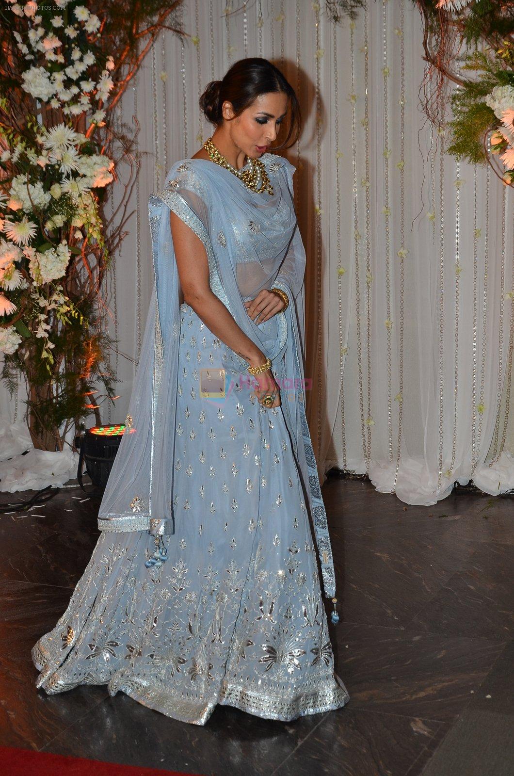 Malaika Arora Khan at Bipasha Basu and Karan Singh Grover's Wedding Reception on 30th April 2016