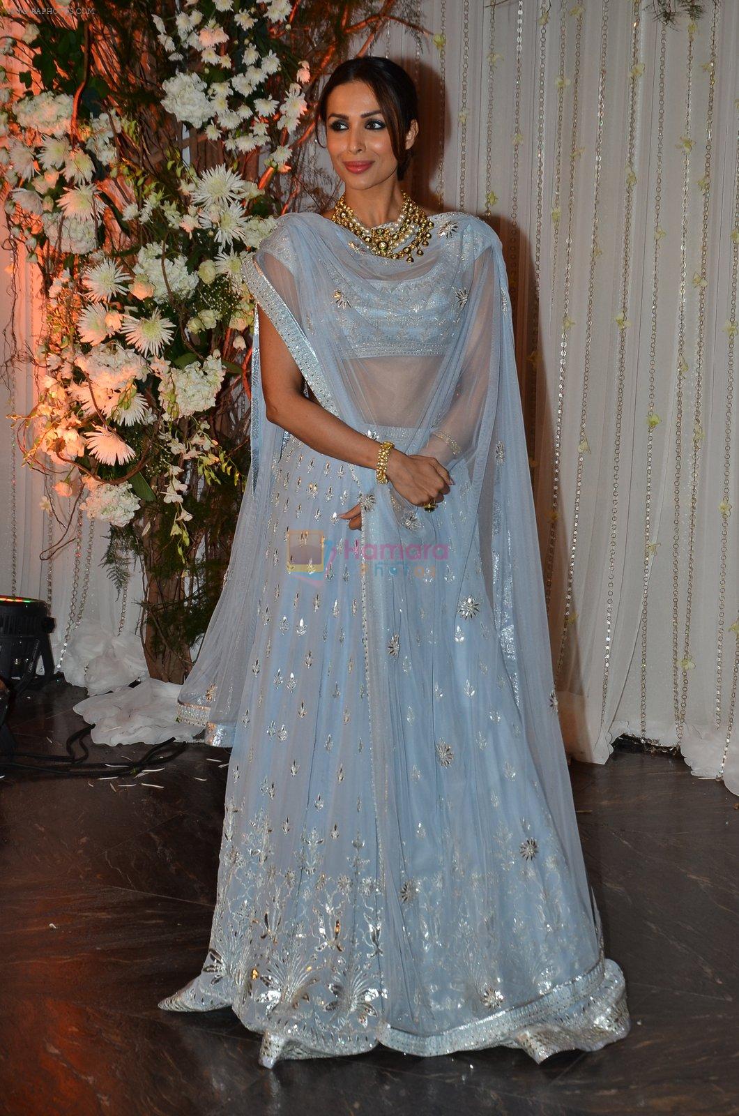 Malaika Arora Khan at Bipasha Basu and Karan Singh Grover's Wedding Reception on 30th April 2016