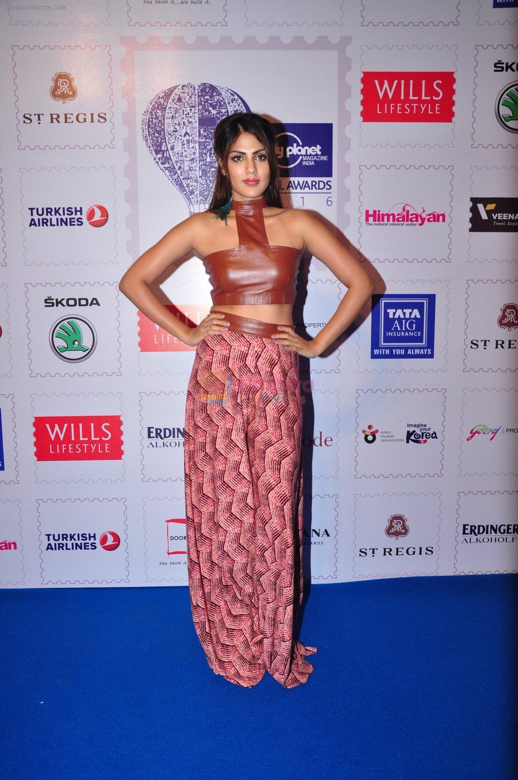 Rhea Chakraborty at Lonely Planet Awards in Mumbai on 9th May 2016