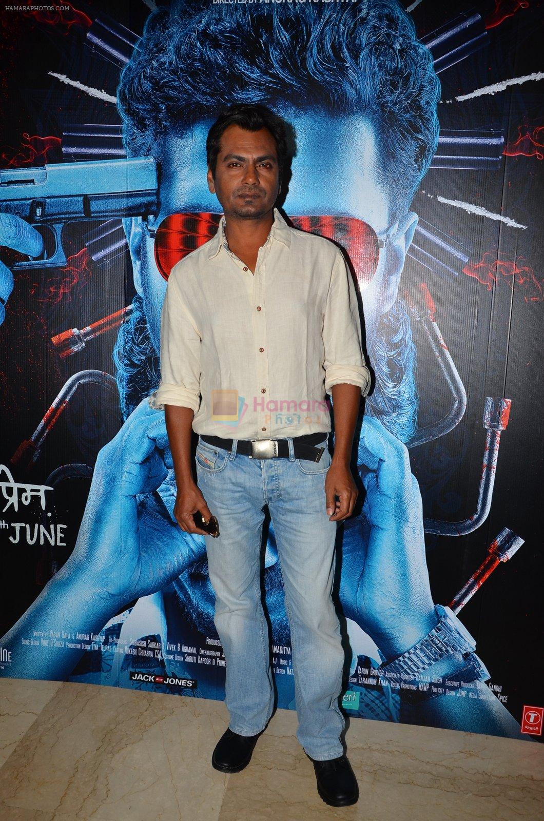 Nawazuddin Siddiqui at the Trailer launch of Raman Raghav 2.0 in Mumbai on 10th May 2016