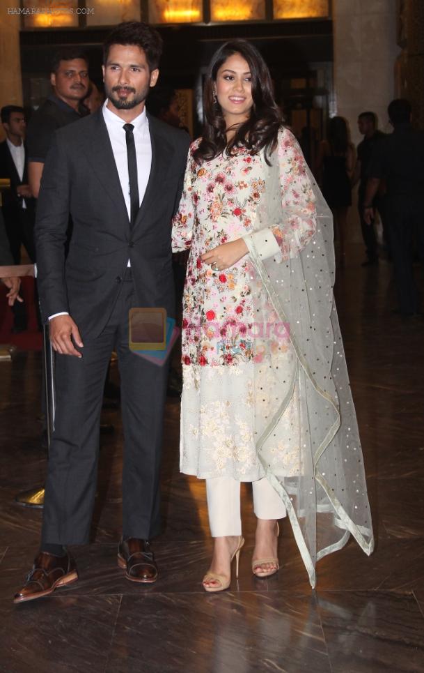 shahid meera  at Preity Zinta Wedding Reception in Mumbai on 13th May 2016