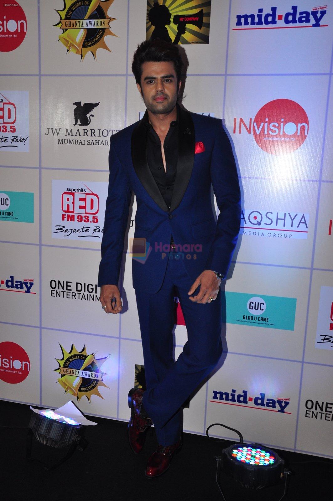 Manish Paul at Ghanta Awards in Mumbai on 15th April 2016