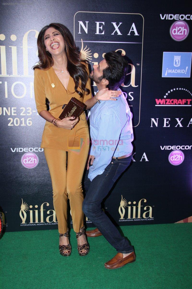 Shilpa Shetty, Anil Kapoor at IIFA Press Conference in Taj Land's End on 20th May 2016