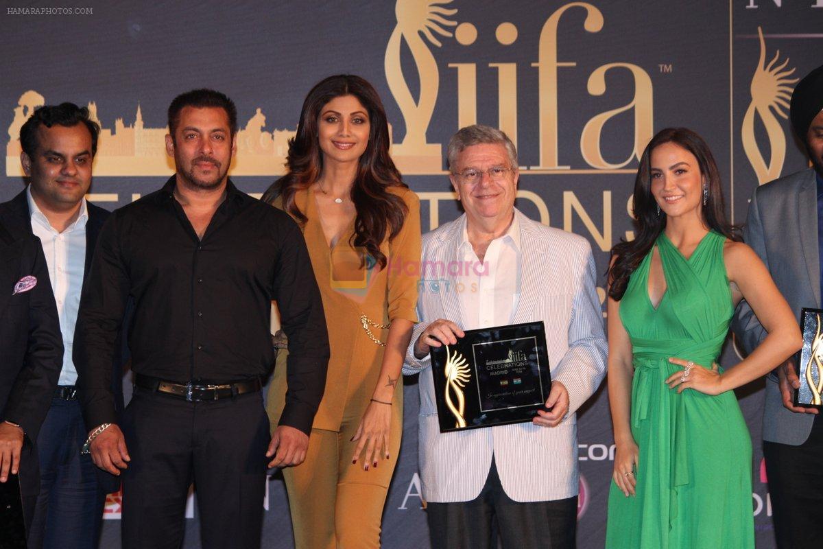 Salman Khan, Shilpa Shetty, Elli Avram at IIFA Press Conference in Taj Land's End on 20th May 2016