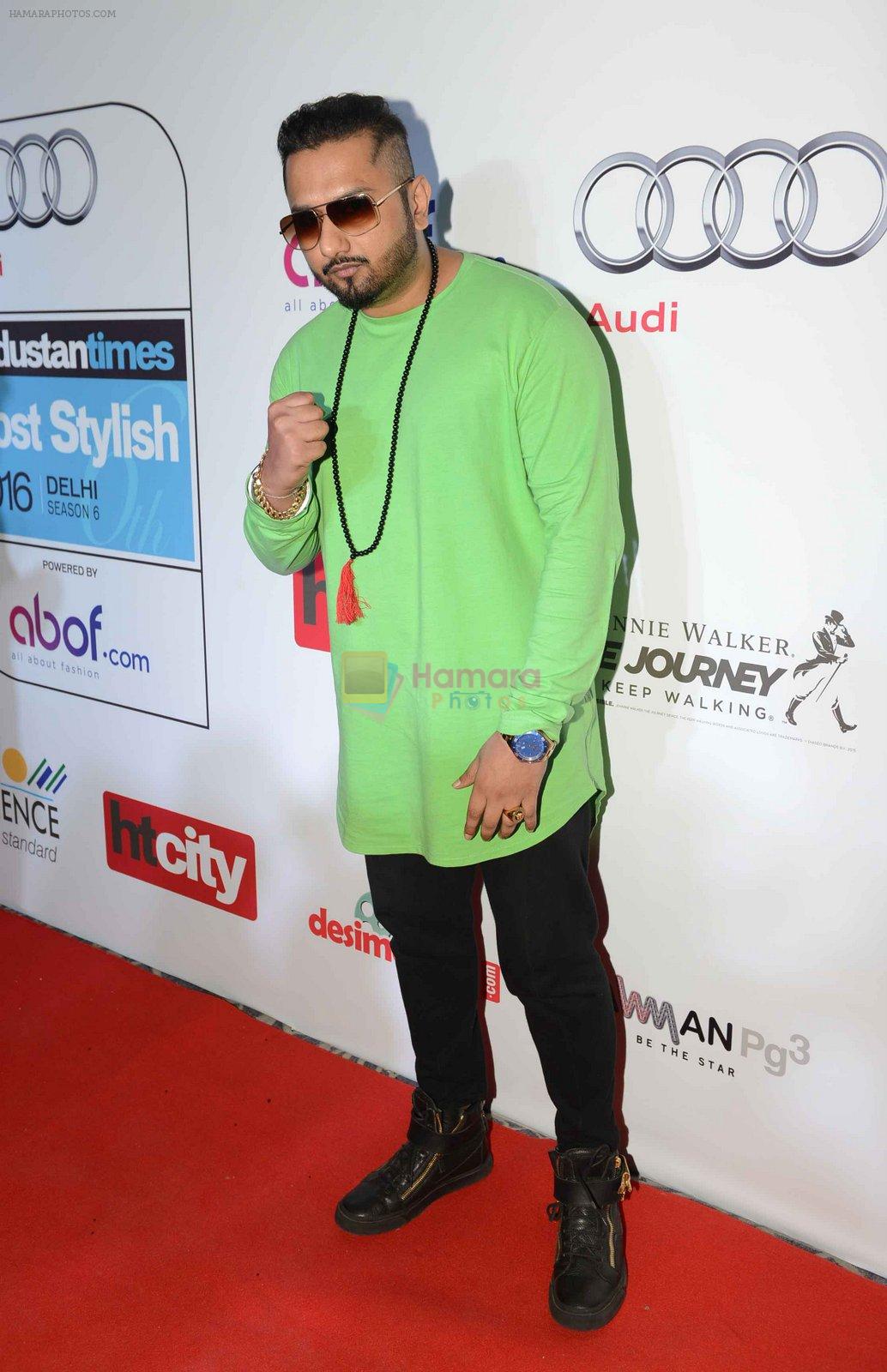 Honey Singh at Ht Most Stylish Awards in Delhi on 24th May 2016