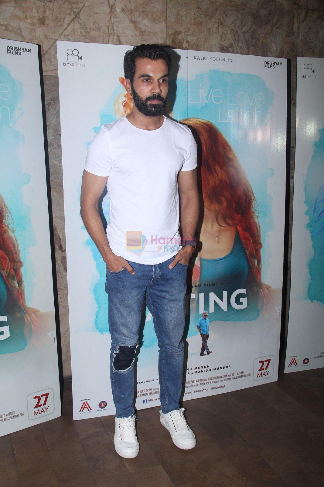 Raj Kumar Yadav at Kalki's Waiting screening in Mumbai on 26th May 2016