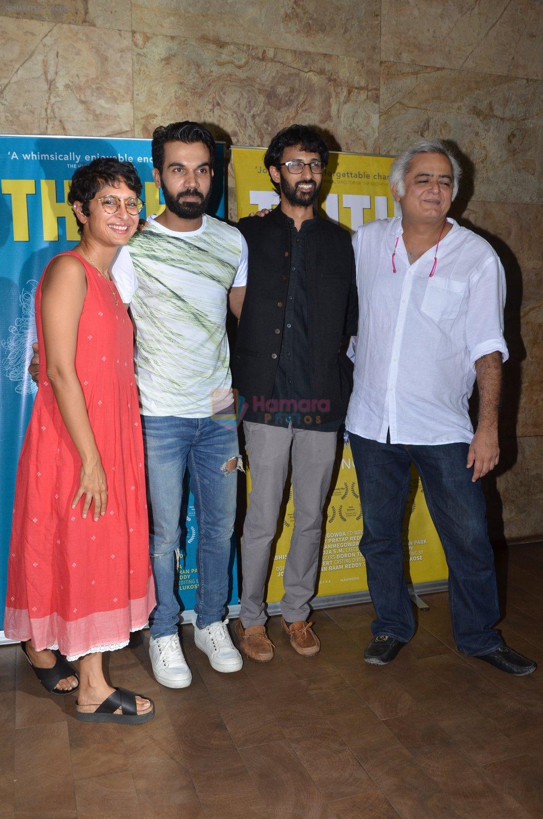 Kiran Rao, Hansal Mehta, Raj Kumar Yadav , Raam Reddy at Kiran Rao hosts Thithi screening on 28th May 2016