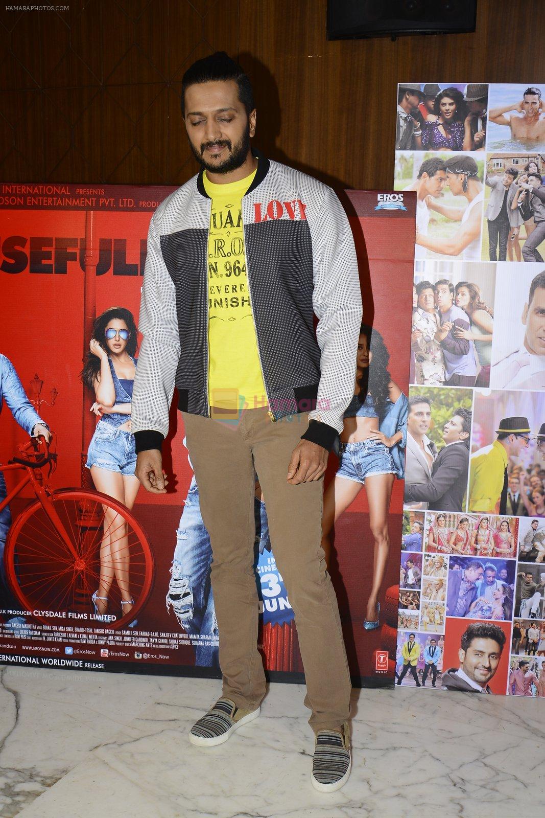 Riteish Deshmukh snapped at Housefull 3 interview on 28th May 2016
