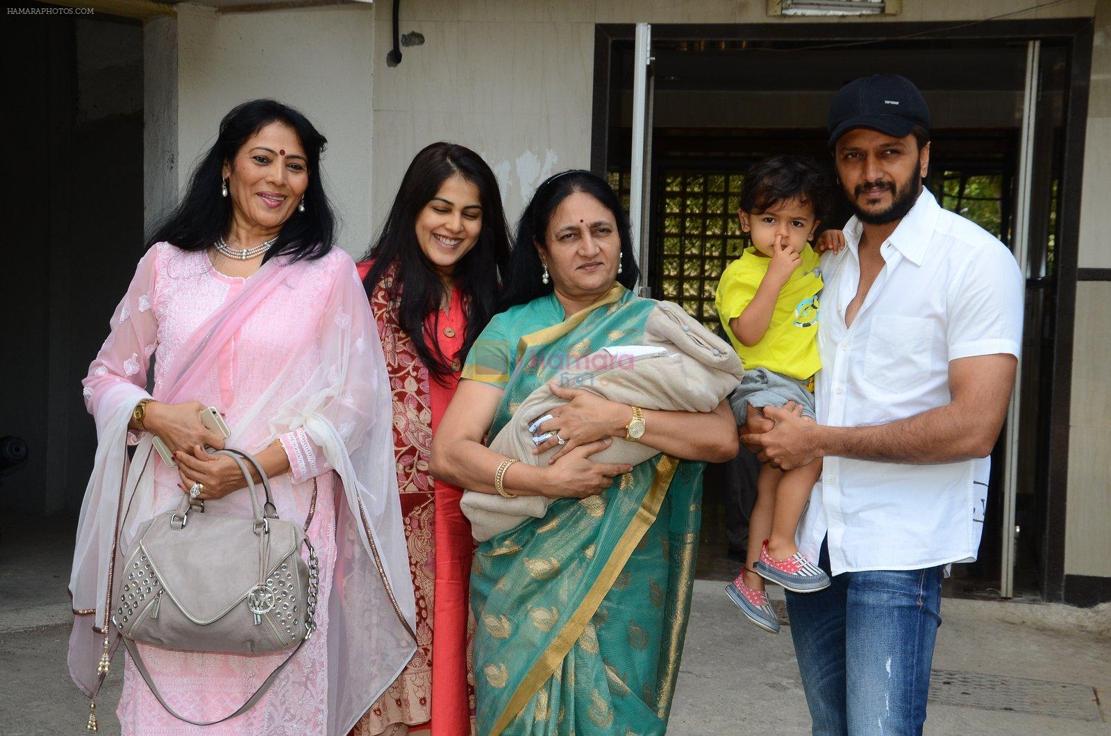 Genelia D Souza and Riteish Deshmukh are blessed with a baby boy on 3rd June 2016