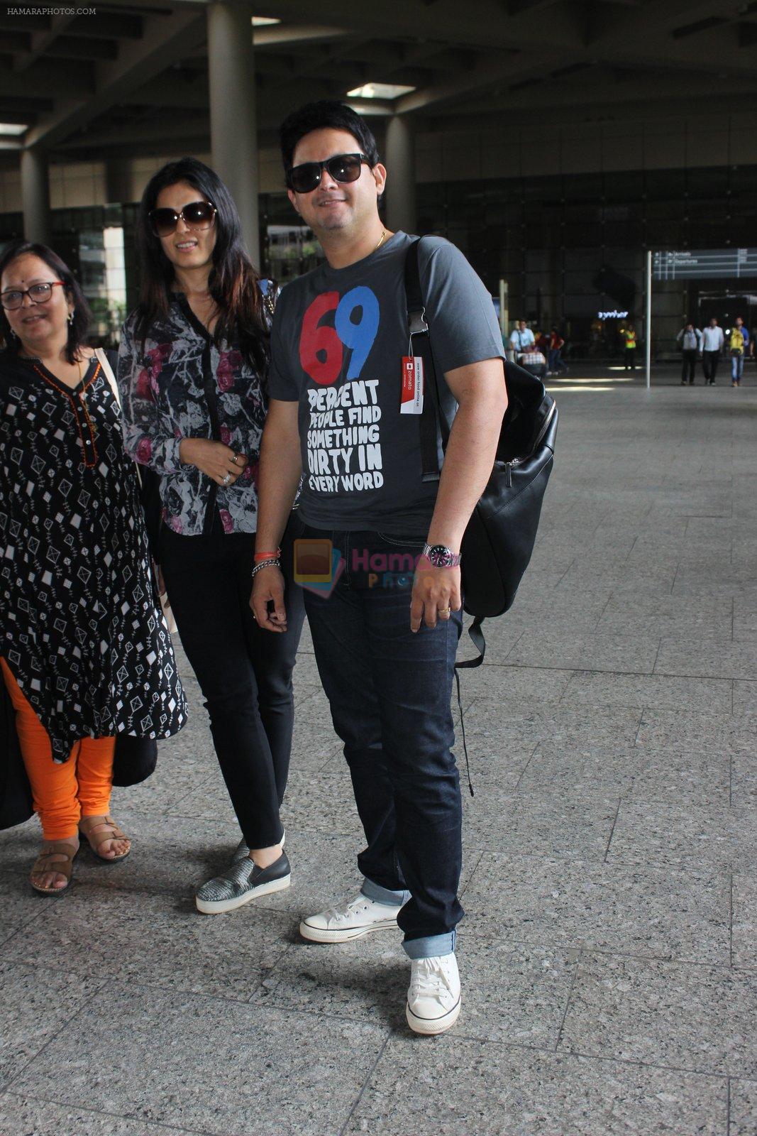 Swapnil Joshi snapped in Mumbai airport on 4th June 2016