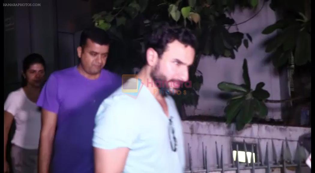 Saif Ali Khan snapped at the script reading of Kaala Kant on 5th June 2016