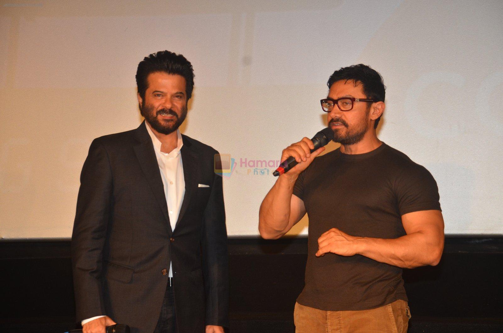 Anil Kapoor, Aamir Khan at 24 show press meet in Mumbai on 8th June 2016