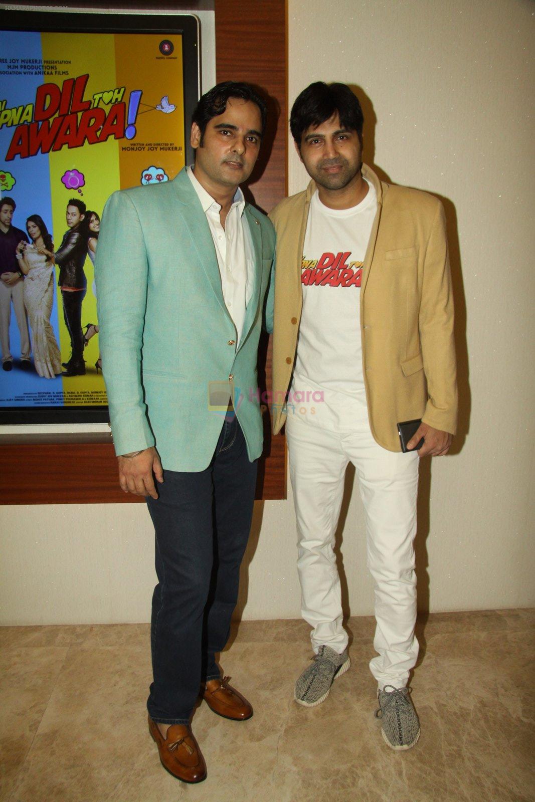 Monjoy and SUjoy Mukerji at Hai Apna Dil Toh Awara Bash on 8th June 2016