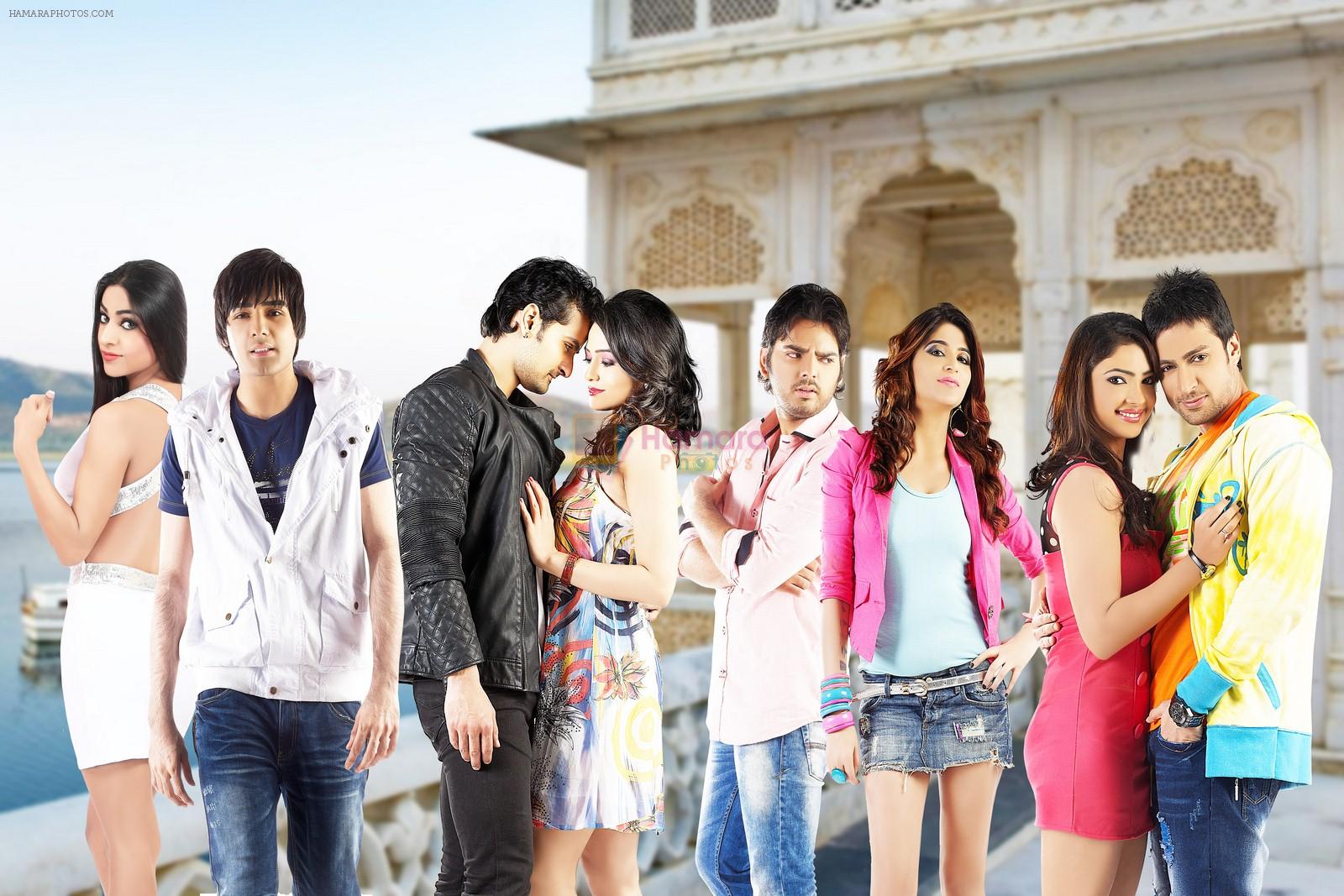 Ritika Gulati, Rahul Suri, Rishank Tiwari, Samiksha Bhatnagar, Harshvardhan Joshi,  Nisha Gulati, Pooja Banerjee, Shaleen Bhanot in film Love ke Funday