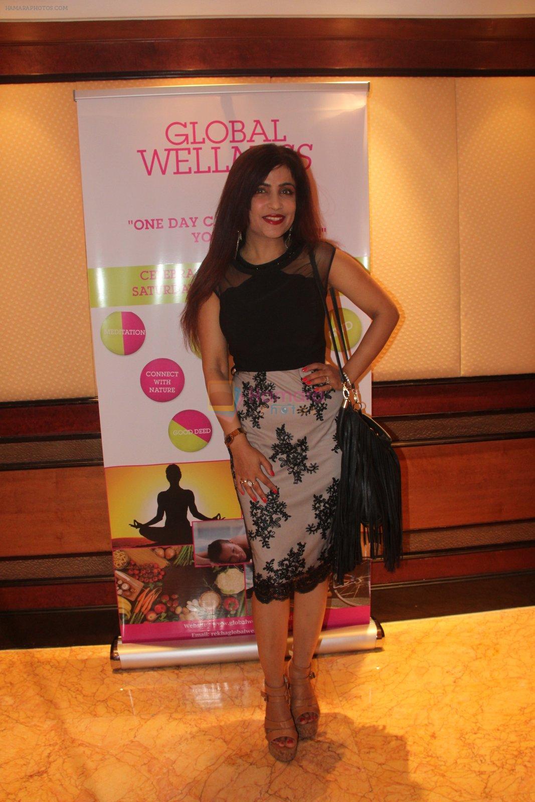 Bollywood singer Shibani Kashyap  during the Global Wellness Day celebration, in Mumbai, India on June 11, 2016