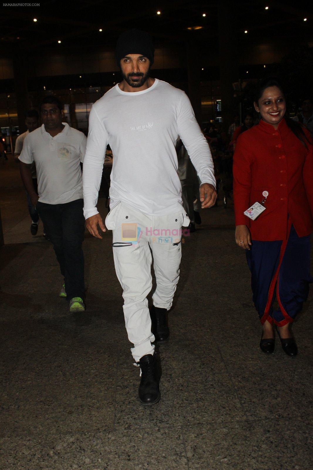John Abraham snapped at airport on 13th June 2016