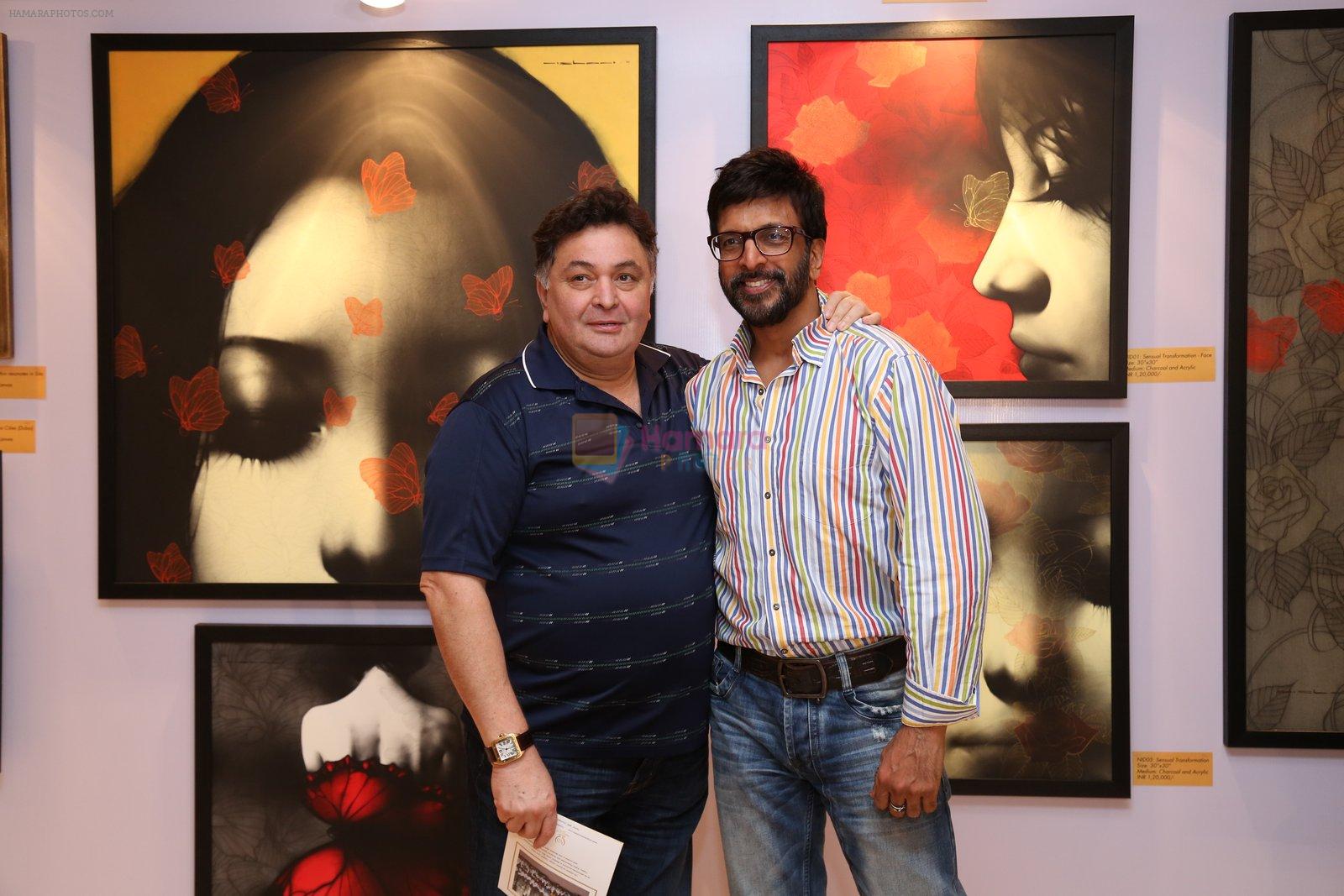 Rishi Kapoor at Nargis Dutt Foundation art event on 11th June 2016