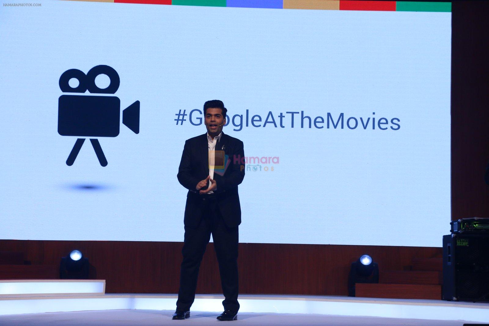 Karan Johar at Google at the Movies launch on 16th June 2016