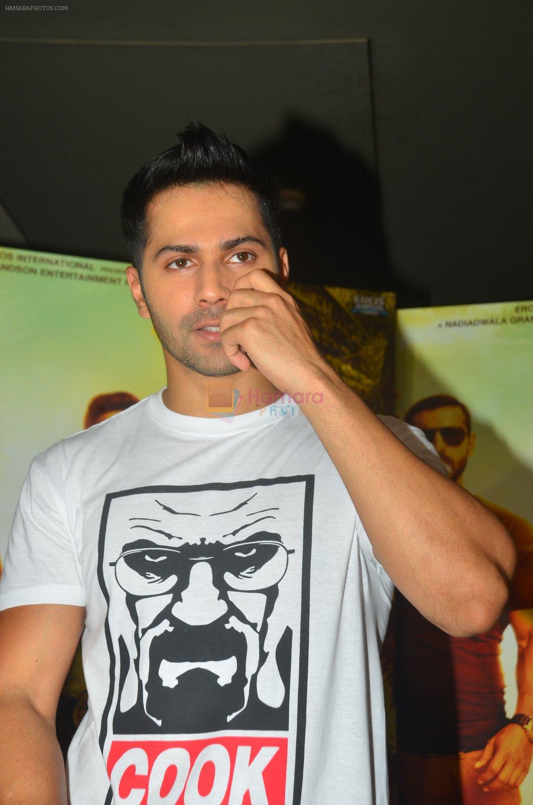 Varun Dhawan at song launch from movie Dishoom in Mumbai on 16th June 2016