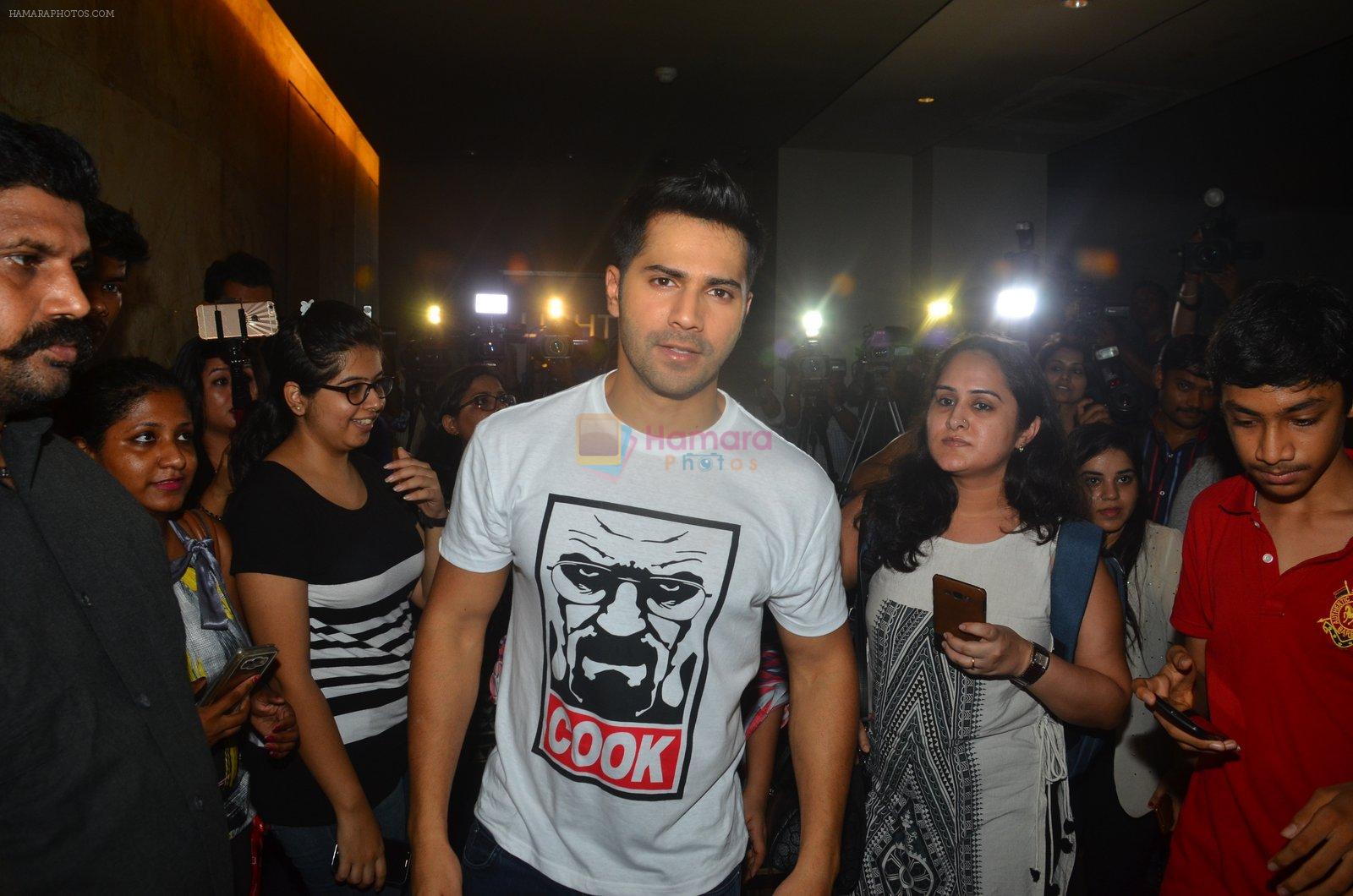 Varun Dhawan at song launch from movie Dishoom in Mumbai on 16th June 2016