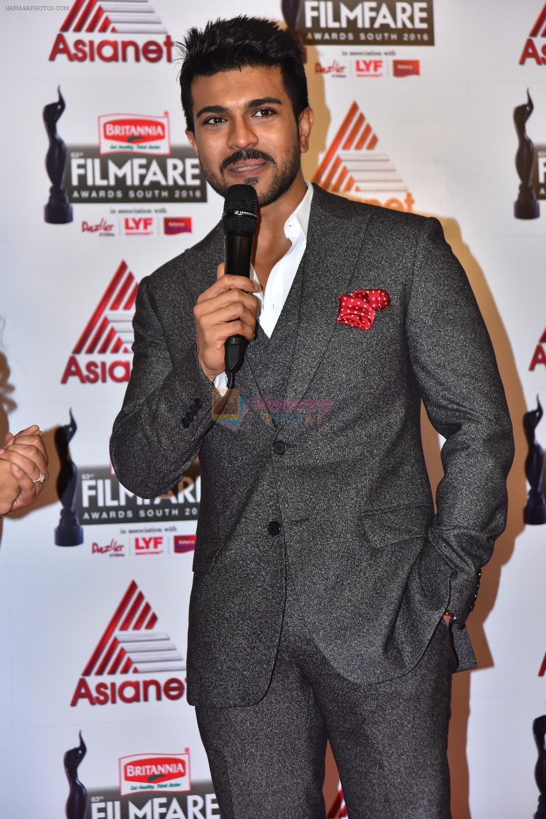 Ram Charan at Film Fare Awards South 2016