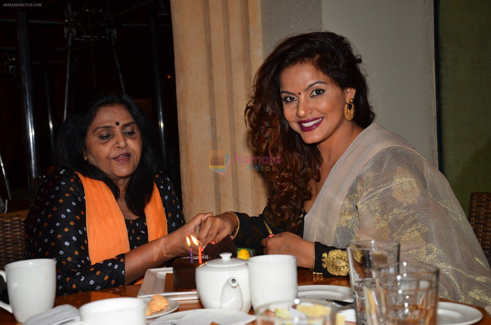 Neetu Chandra bday with her family on 20th June 2016